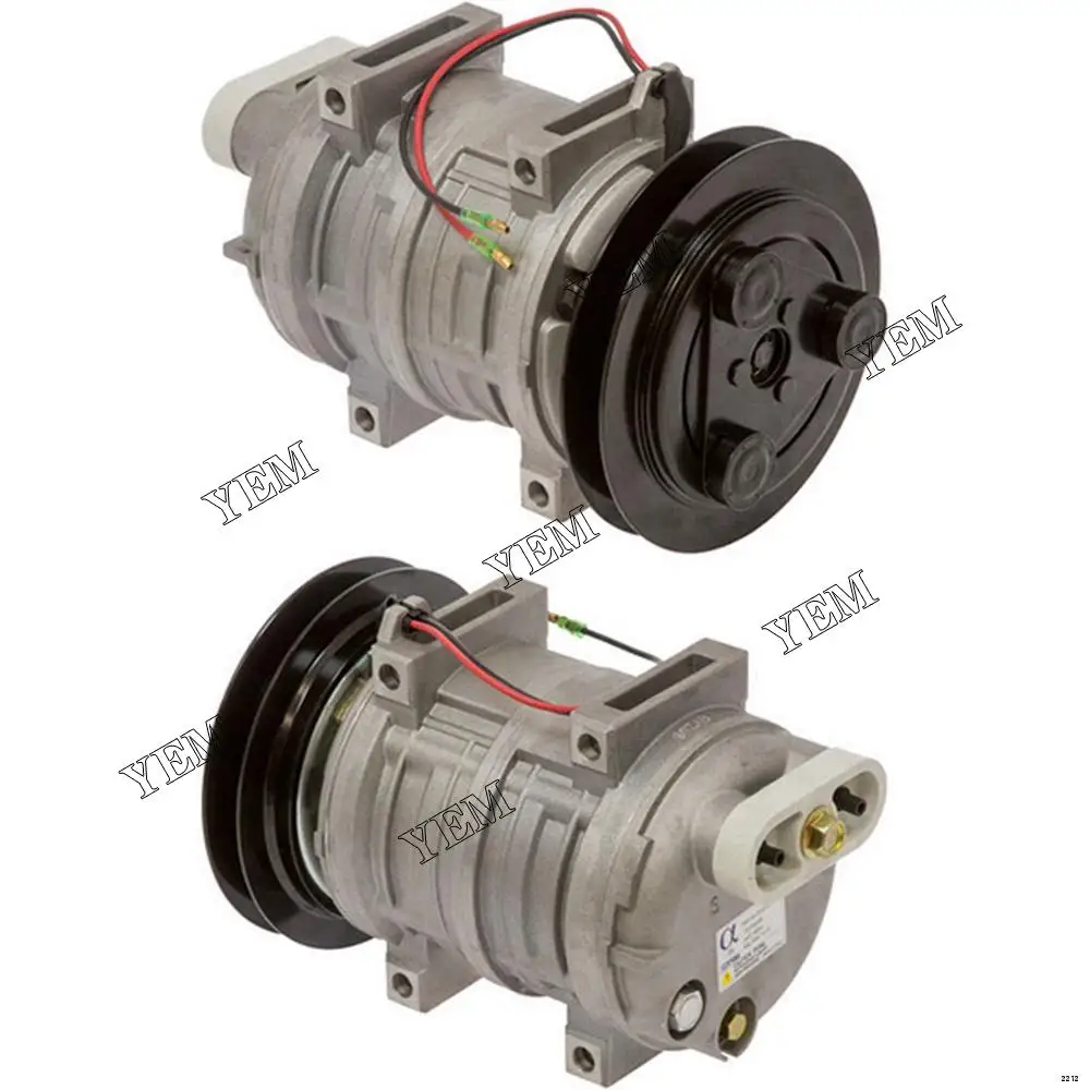 Excavator Accessories 12V or 24V A/C Compressor 214-4302 for Caterpillar 414E 416E 420E 422E 430E +