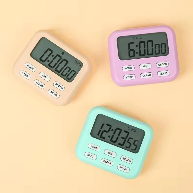 Perfect in Workmanship New Style Mini Electronic Digital Countdown Timer Kitchen Cooking Magnet Timer Study Game Alarm Timer