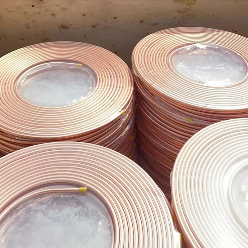 Copper Wire for Coils Double Layer Spiral Copper Coil Pipe Level Wound Copper Coil