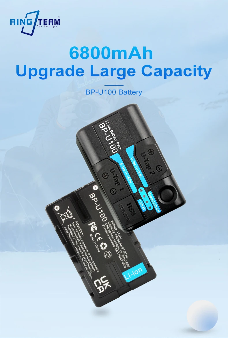 Lithium-Ion Battery BP-U100 Camera Battery for Sony PMW-EX1 EX3 EX160 EX260 EX280 PXW-F3 BP-U30 BP-U65 BP-U90 manufacture