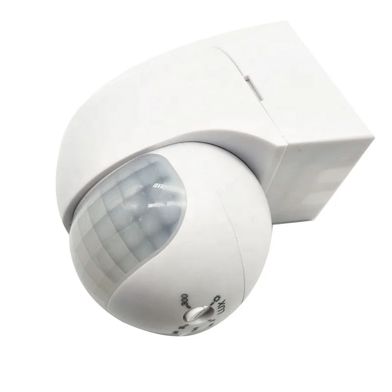 Motion Sensor 220V 110V Motion Detector Automatic Infrared PIR Sensor 220V 180 Degree Rotating Outdoor Timer Light Switch