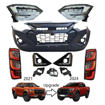 car exterior accessories 2024 Exterior Headlight Taillight Bumper Grill Upgrade Bodykit Body Kit for Dmax 2021 to 2024