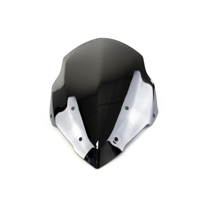 Double Bubble Front Windscreen Windshield Visor Screen Shield Wind Deflector ABS for BAJAJ Pulsar AS200 200 AS 200AS