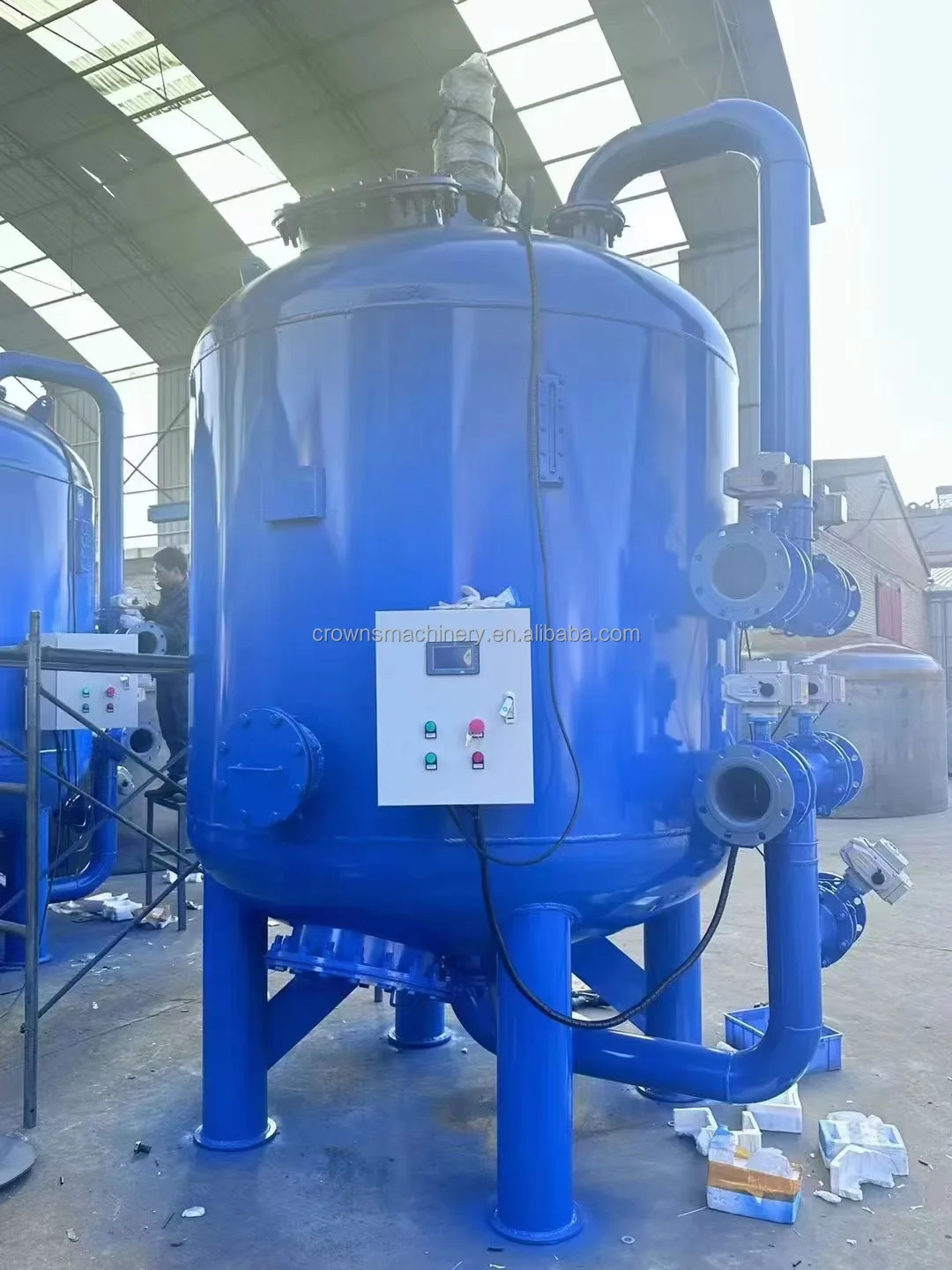 Automatic Backwashing Sand Filter For Industrial Wastewater Treatment