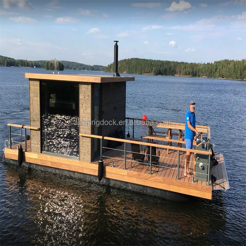 Pontoon Blocks Uv Protected Pontoon Bridge Plastic Pontoon Floats for Build Your House Boat on Water