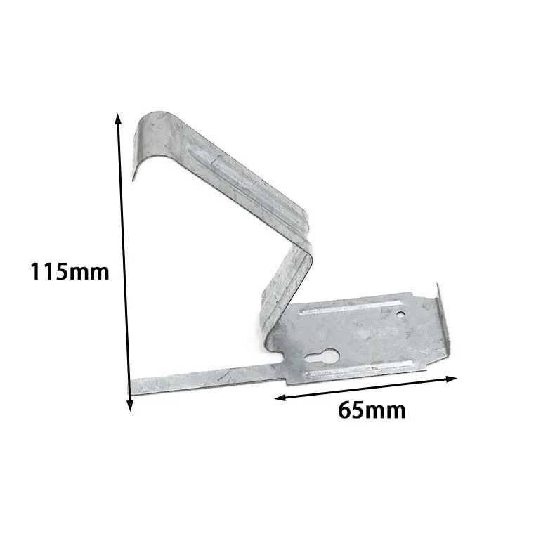 Metal Building Materials Galvanized Sheet Quad Gutter Internal Brackets