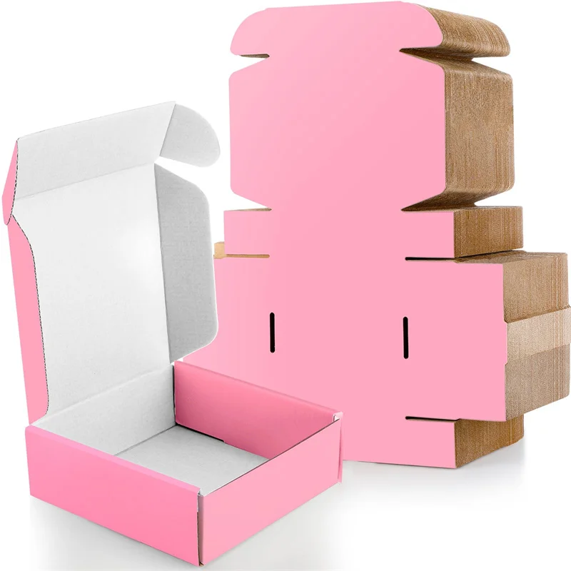 Custom Shipping Boxes 6x6x2 Inches Corrugated Cardboard Mailing Boxes ...