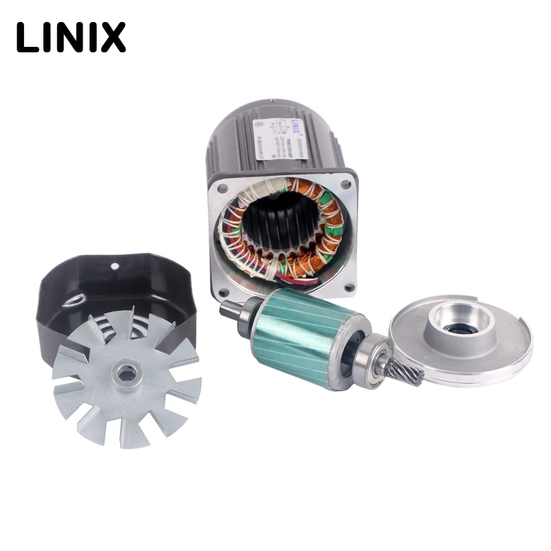 LINIX 80mm AC Gear Motor - High Efficiency 25W Motor