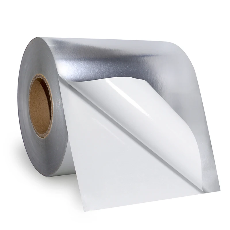 75um 95um TOP Direct Transparent PET Thermal Synthetic PP White Matte Label Film Materials Self Adhesive Label Printing Paper