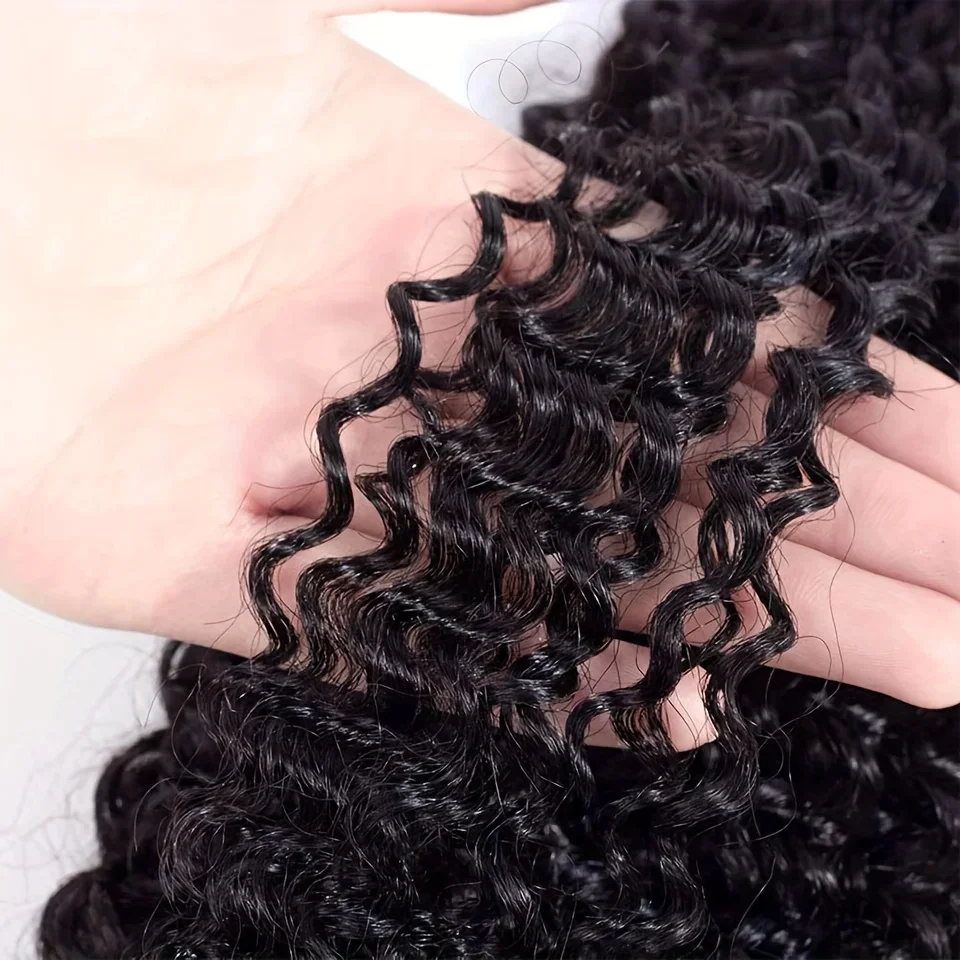 13x4 Dybbølget Transparent Lace Frontal Naturfarvet Remy Hårforlængelser Brasiliansk Ægte Hårlukning_voghion.com