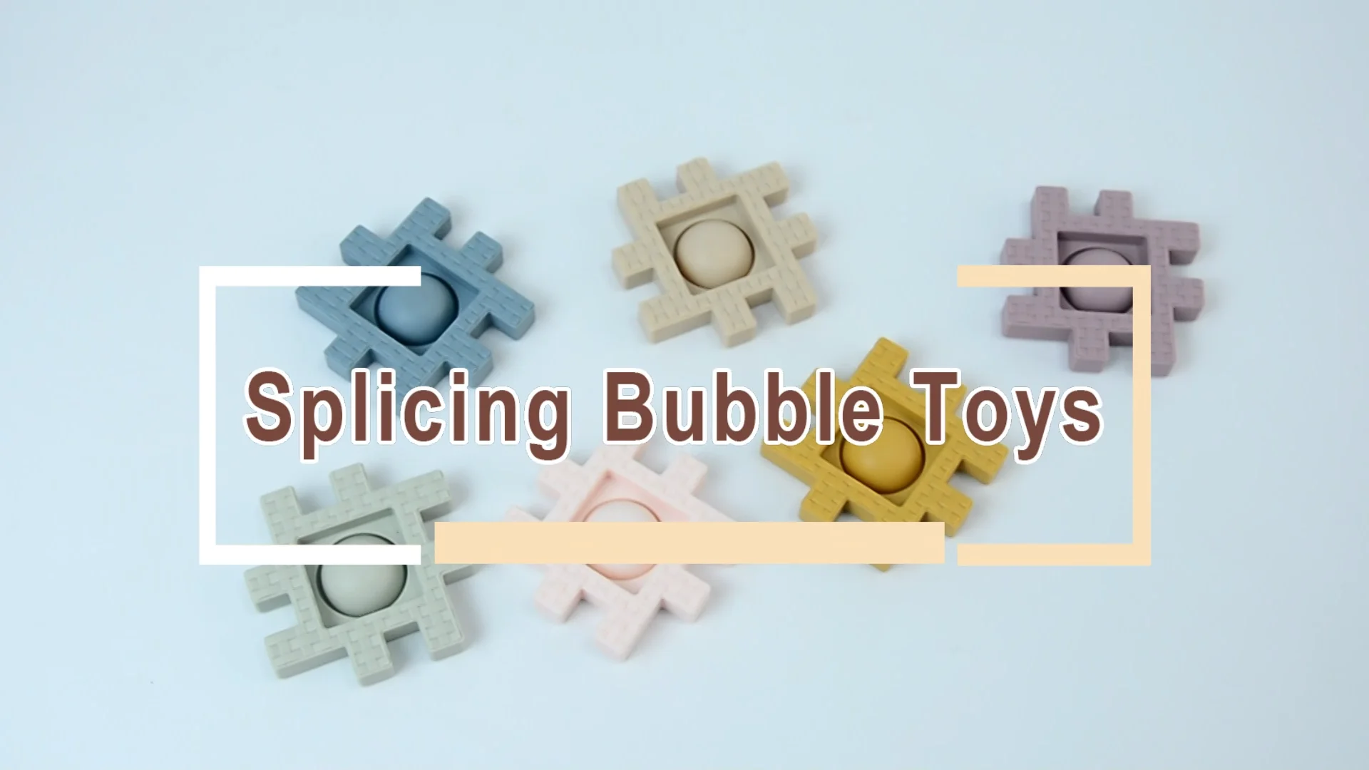 Maysun Food Grade Children Toy Splicing Pop Sensory Toys Teething