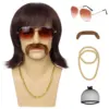 Wig+Three piece set accessories