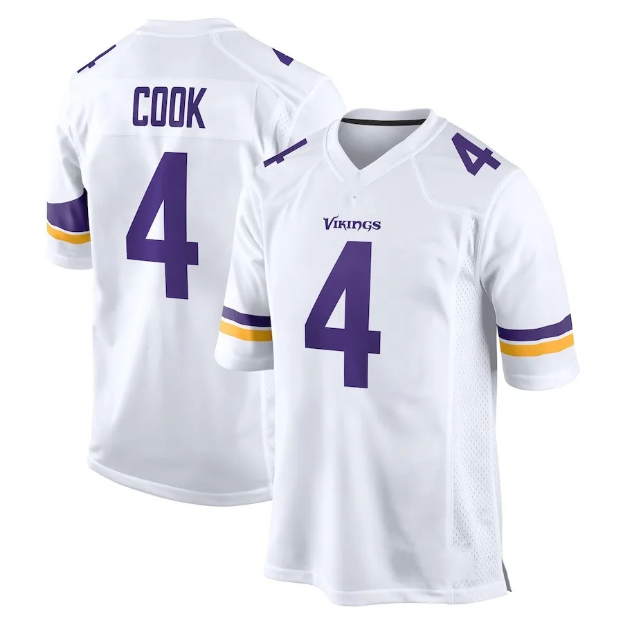 Wholesale Men's Minnesota 18 Justin Jefferson 19 Adam Thielen 4