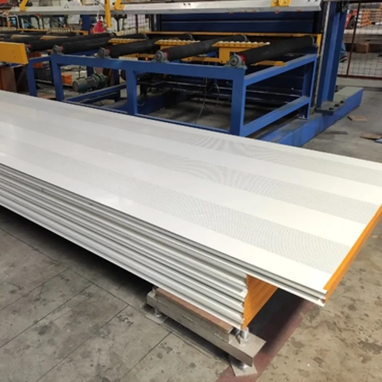 Fireproof Galvanized Steel Rock Wool Sandwich Panel for Wall Roof Cold Room Workshop Insulation Heat Preservation Soundproofing