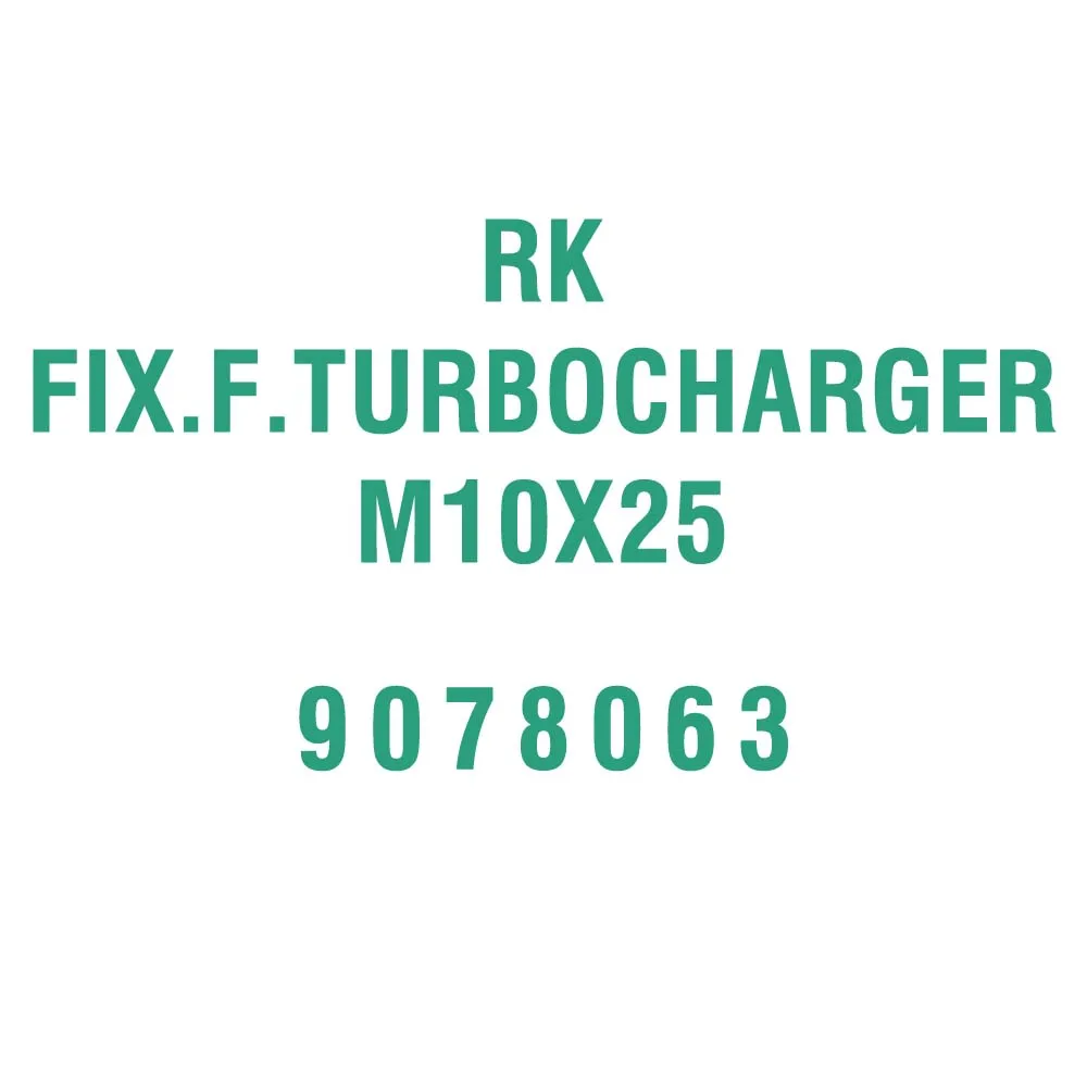 RK FIX.F.TURBOCHARGER M10X25 9078063 for Liebherr D924T Engine