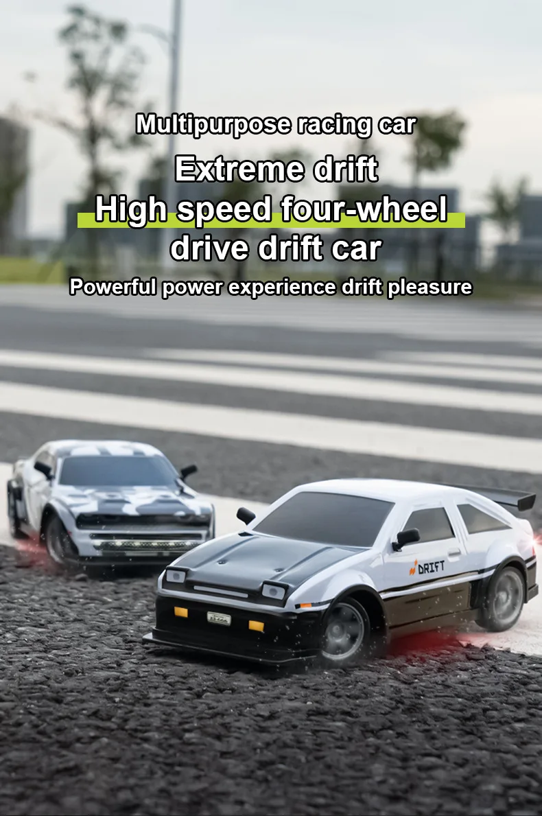 HOSHI Ae86 1:16 RC Car 2.4G High-speed Drift Car With Led Lights S921 S922 S923 S924 4WD Remote Control Vehicle for Kids Gifts