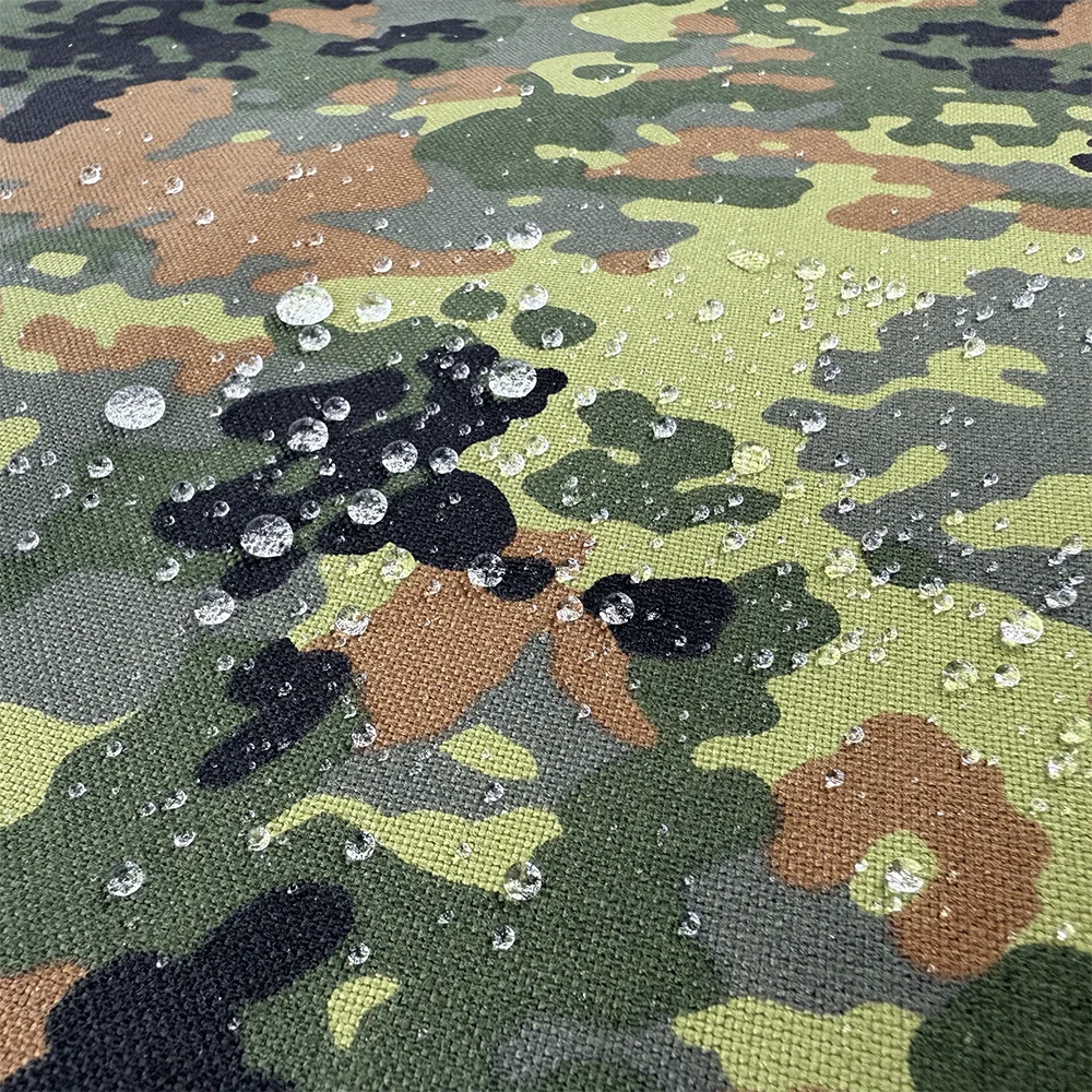 German Flecktarn Camo Fabric Durable and Versatile