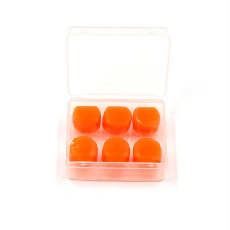 Bouchons d'Oreilles Enfants en Silicone doux Mack's Earplugs Orange