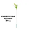 Green foxtail grass cat toy
