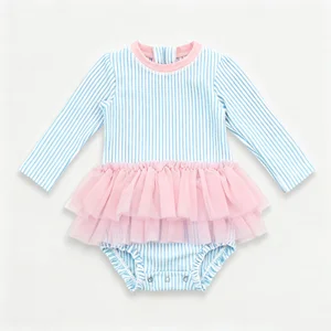 Girls Swimwear for All Ages-Baby to Teen Girls' Bikini Styles with Skirt Spandex/Polyester Breathable & Eco-Friendly