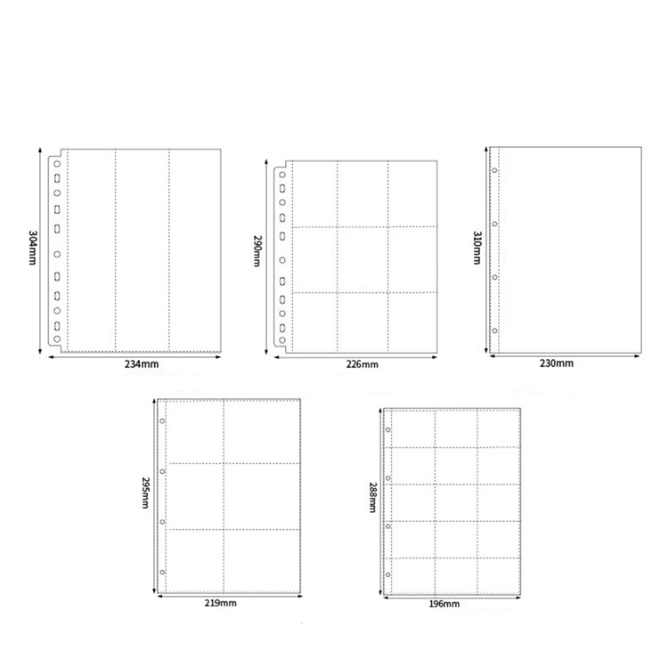 card sleeve pages Ultra-PRO 9 Pocket Pages Pack of 10 main image 1