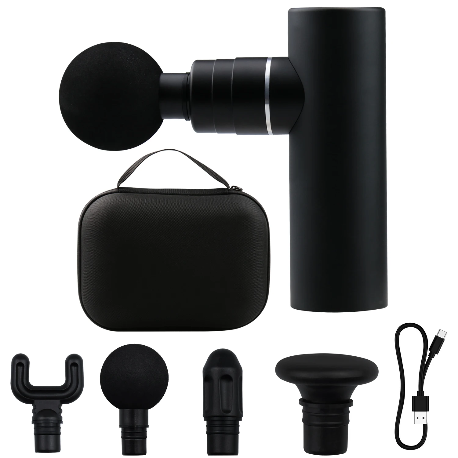 Mini Massage Gun Portable Deep Tissue Percussion Muscle Massager Gun  Massager Logo Massageador Masaje Masajeador