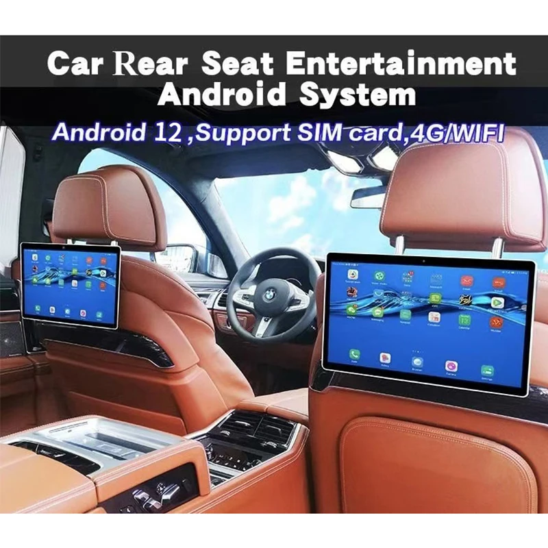 10.1インチ車載ヘッドレストモニター 回転式タッチスクリーン GPS 4G 