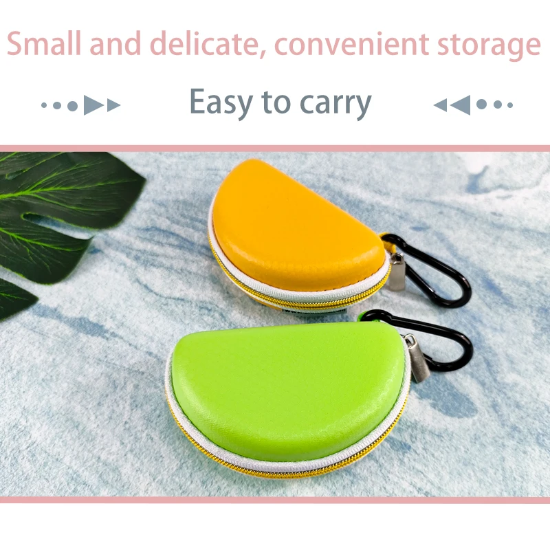 Mini Cute Custom Zipper Earphone Zipper Case Earphone Earbuds Digital Gadgets Storage Box EVA Earphone Case details