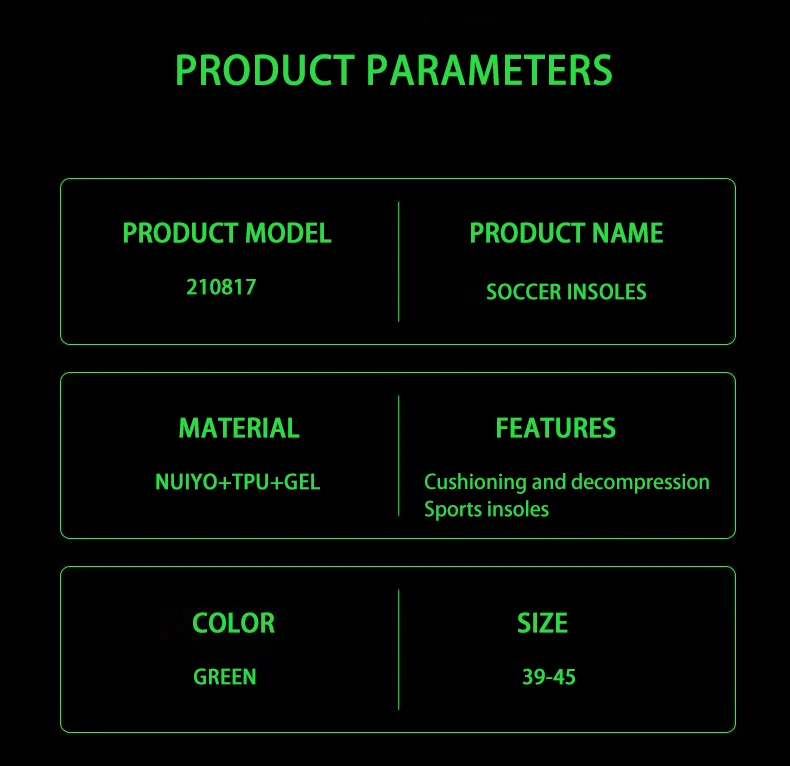 Custom Football Shoe Insoles Shock Absorbing Wholesale