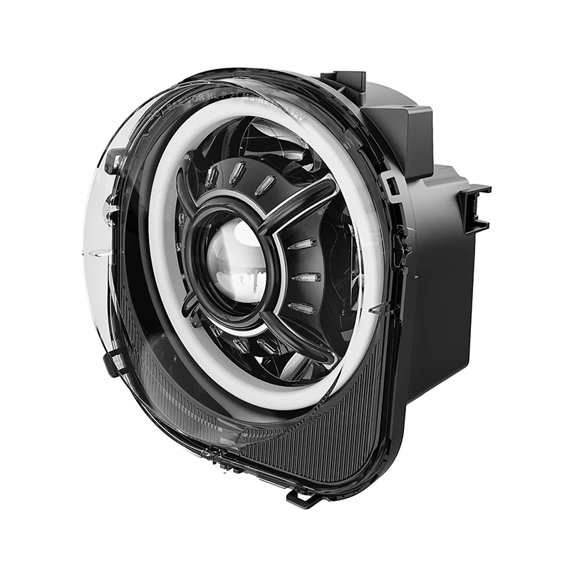 2021 New Car Light Accessories Angel Eyes Drl Led Projector Headlight Hi/lo Beam Headlamp for jeep Renegade 2015-2020