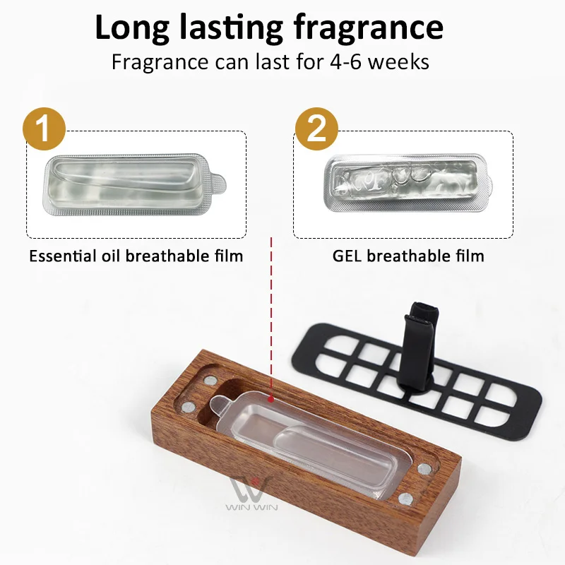 JNNJ 4 Clip Diffusori Per Profumo Auto A Forma Di Ape – Cristalli Lucidi, Decorazione Bocchette Aria Universale