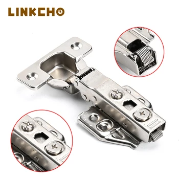 Wholesale 35MM/45MM Cup Full Overlay Hinge 3D Soft Close Concealed Cabinet Door Hinges Hydraulic Detachable Hinge
