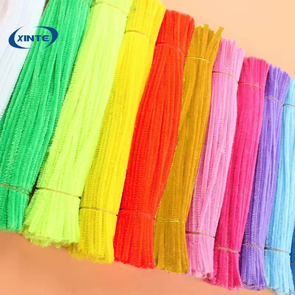 Chenille Stems, Pipe Cleaner, 20-inch (50-cm), 100-pc, Neon Yellow