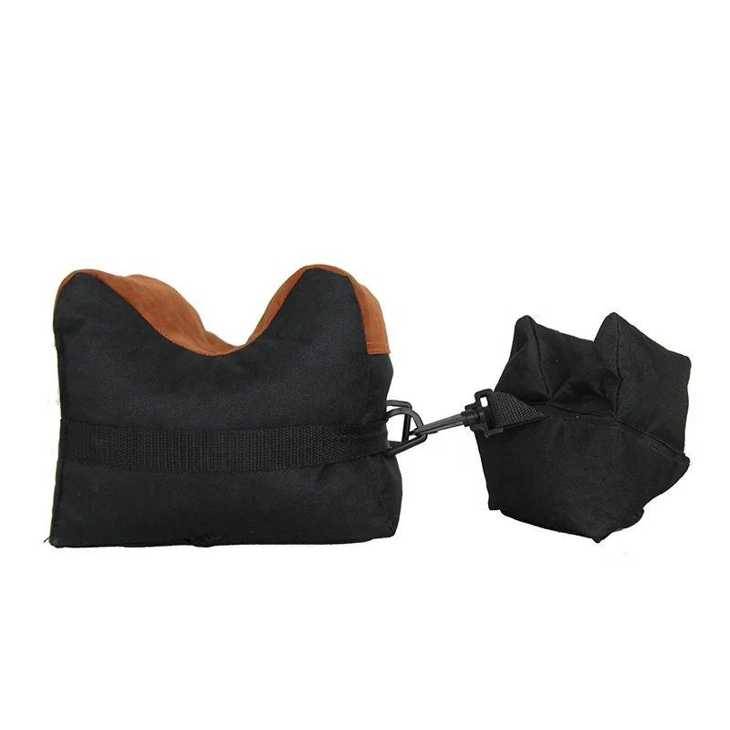 Front & Rear Shooting Bag Rest Long Air Gun Bench Rest Rack Bag Hunting