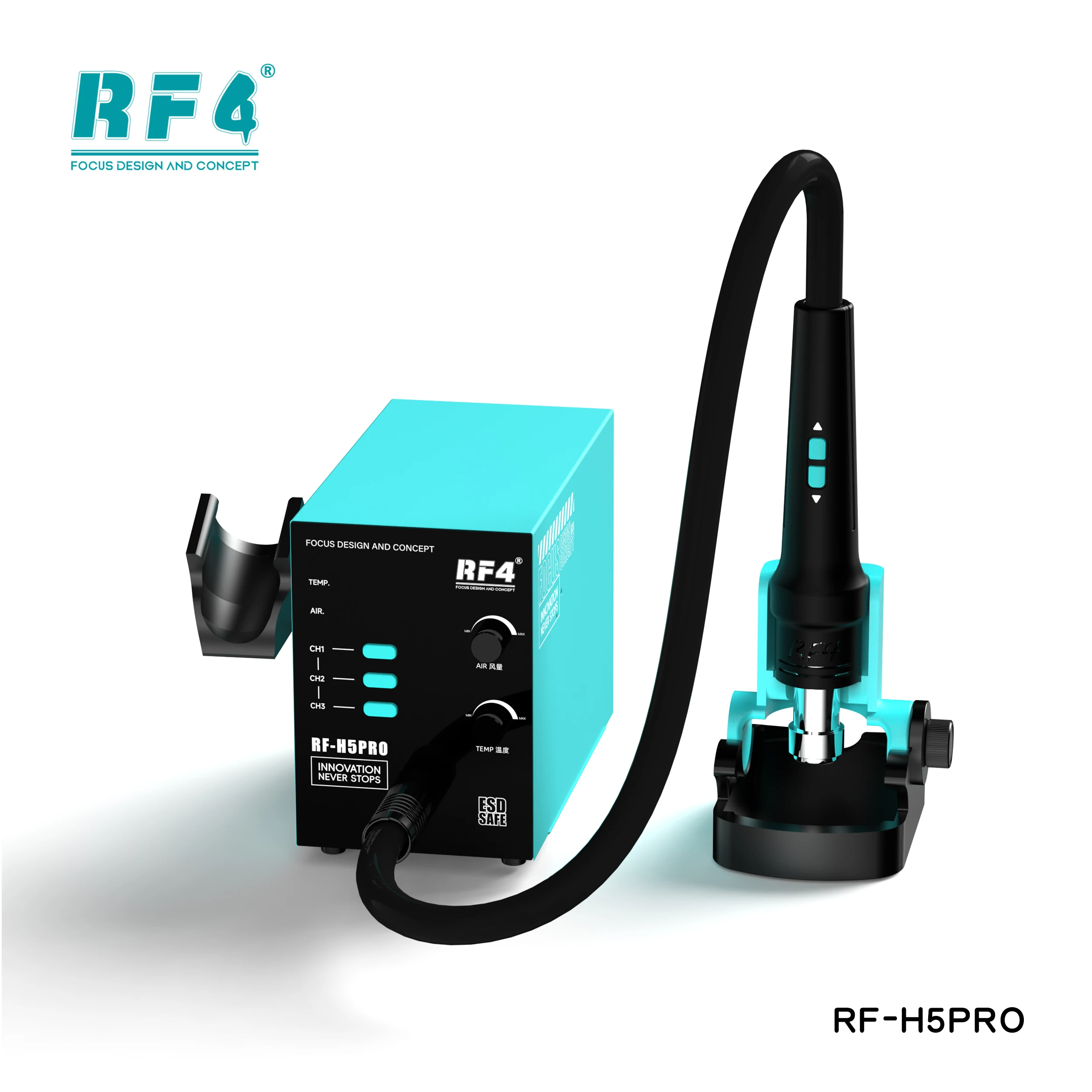 RF4 RF-H5 PRO 800W Power Rework Station - Digital Soldering Tool