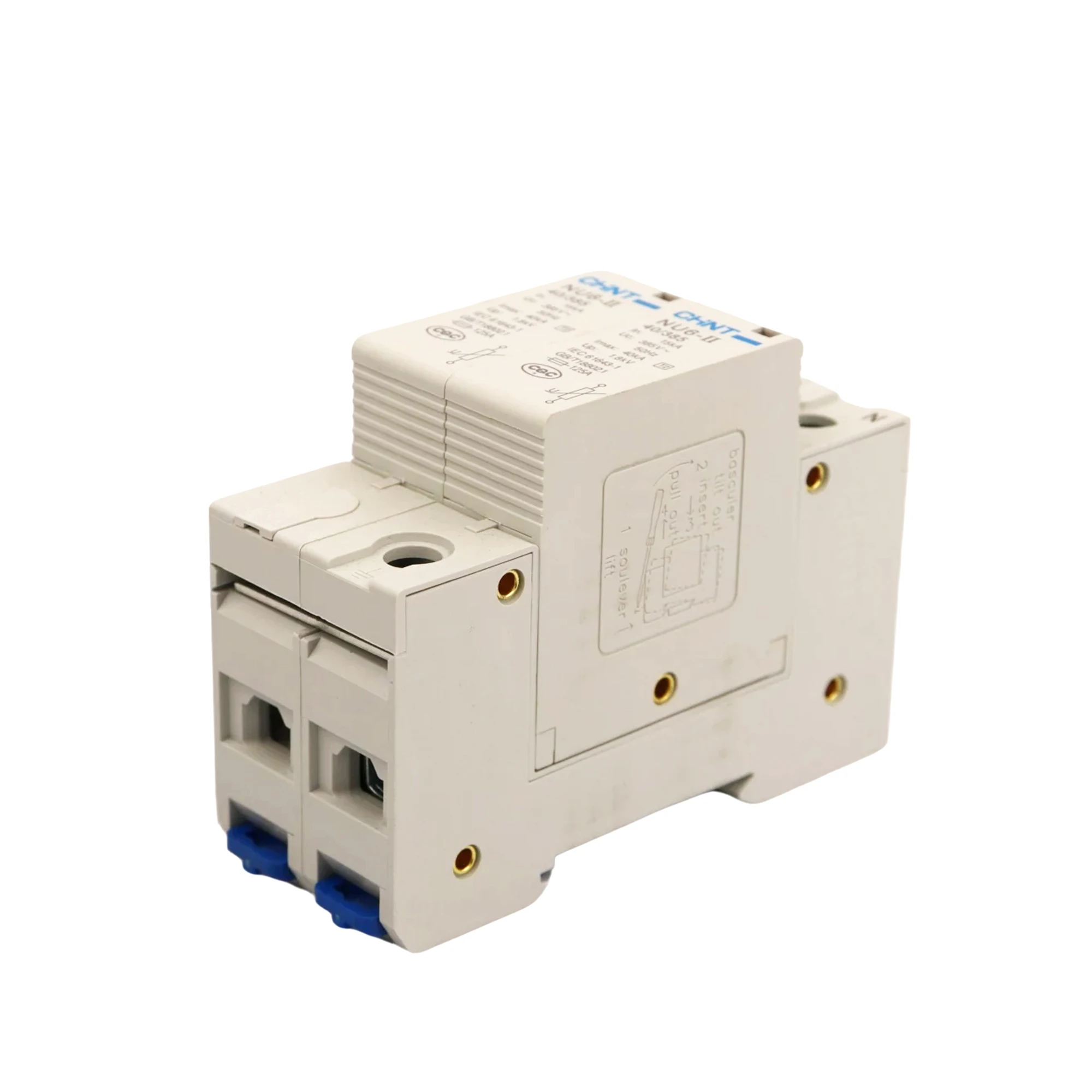 CHINT NU6 spd Type 2 lightning Electrical Home Surge Protector Ac Power Surge Protector Voltage Industrial Surge Protectors
