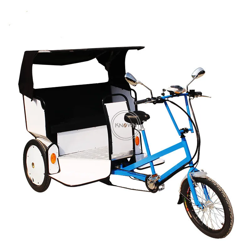 ペダルトゥクトゥクペディキャブ人力車、フルパイント電動助手席