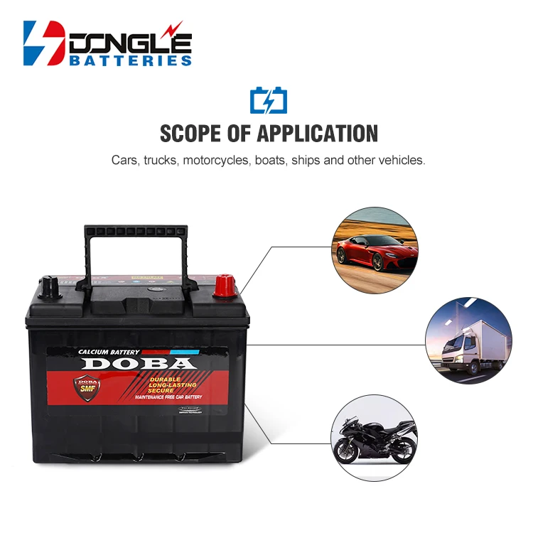 Classic Design 12V 70Ah 15 Plates Over Temperature Protection Cold Start Function Lead Acid SMF Car Battery