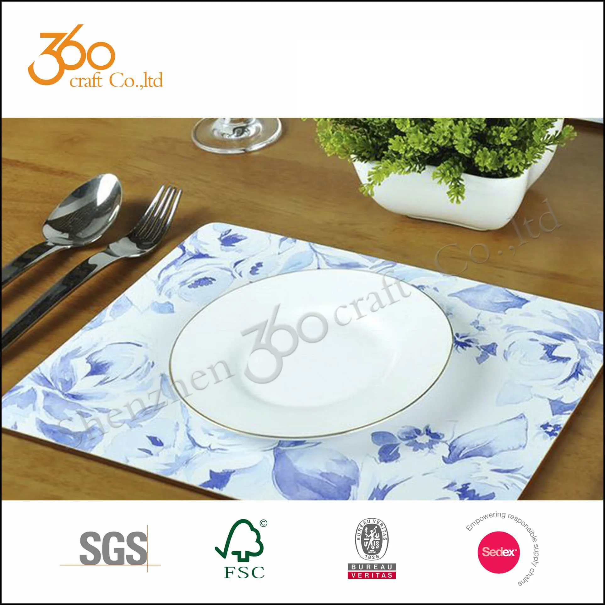 Custom Printed Cork Placemats Wood Placemat Buy Custom Cork Placemats