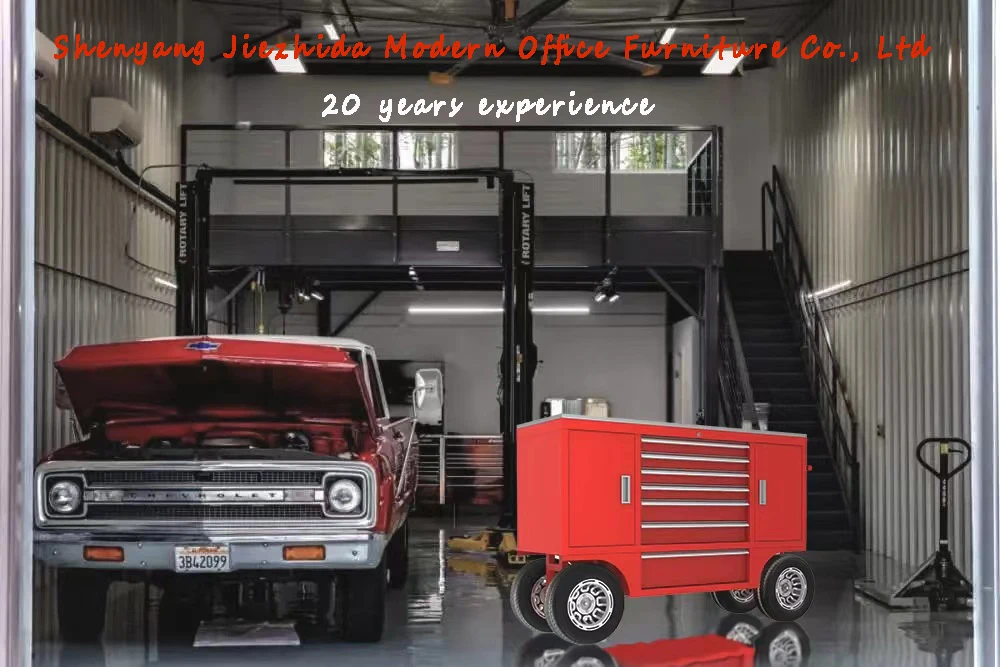 Jzd Custom Pit Box Rolling Portable Racing Toolbox Worktop Pit Carts