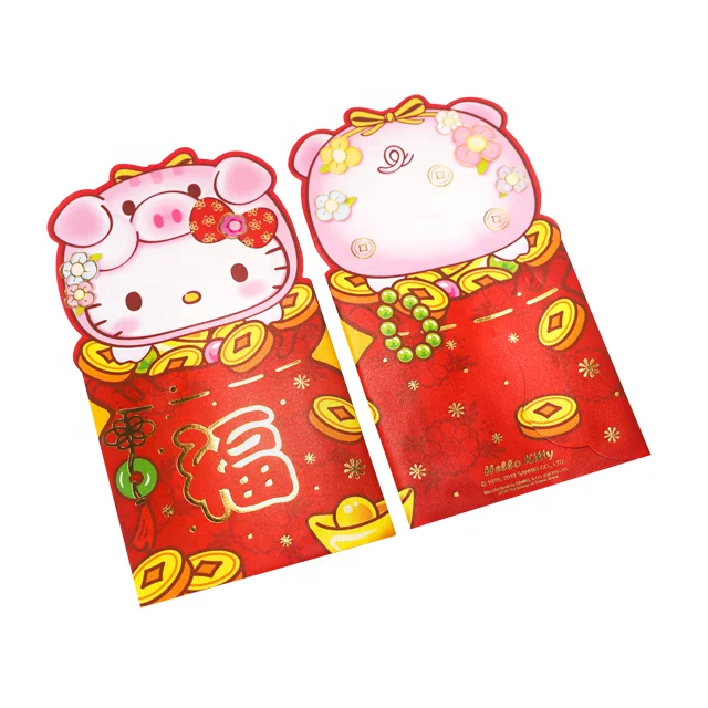 Customized Designed Hong Bao Red Packet For Chinese New Year Buy Hongbao Paper Envelope For Pack Money Red Packet Printing Product On Alibaba Com