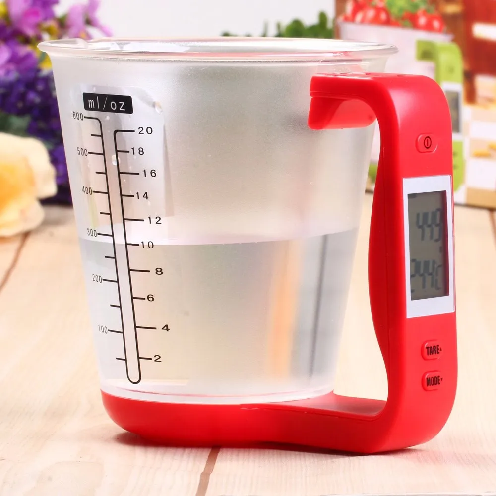Separable Electronic Measuring Cup Kitchen Scales Digital Beaker