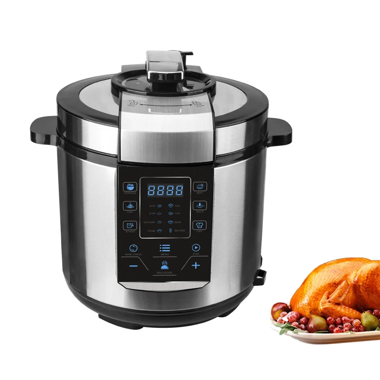 High Quality Ollas a Presion 6qt Electric Multifunctional Cooker Pressure  Digital 1000W/220V with Large LCD Display - China Electric Pressure Cooker  and High Pressure Cooker price