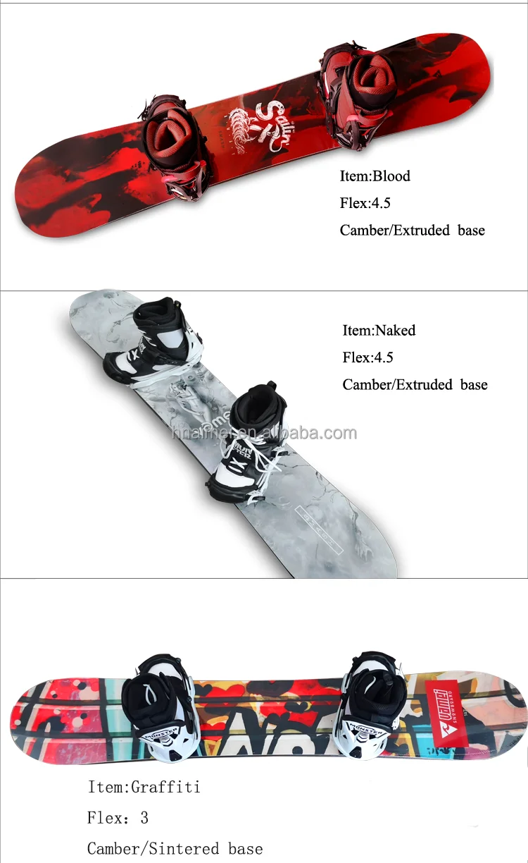 Competition Snowboard Set All Mountain Snowboard With Bindings Carbon
