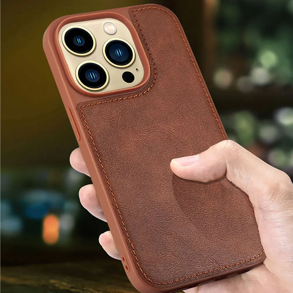 Pu Leather Case For Iphone 15 14 13 12 11 Xr Xs Max Pro Plus High Quality Tpu Pc Mobile Phone Cases Sjk399 Laudtec details