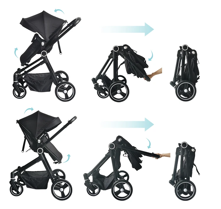 Wholesale Amazon Foldable Pram Baby Stroller Manufacturer 3 In 1