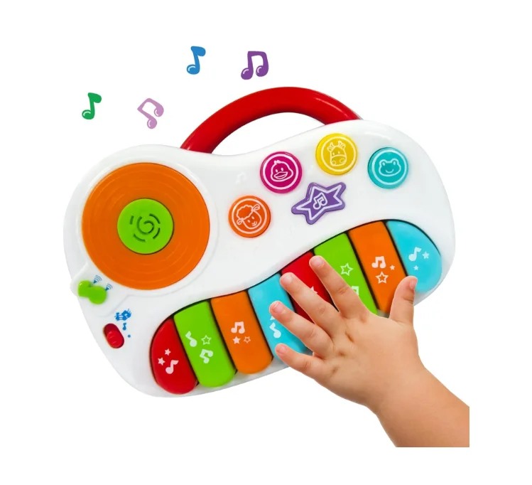 Interactive Educational Baby Musical Electronic Toy Babies Light up Drum Toys for Early Hand Development with Lights & Sounds supplier