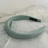 colorful Mint green silk hair band