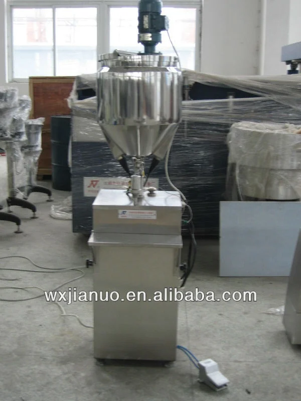 GS-2 горячая Распродажа полуавтомат пневматический наполнительная машина для жидкий крем