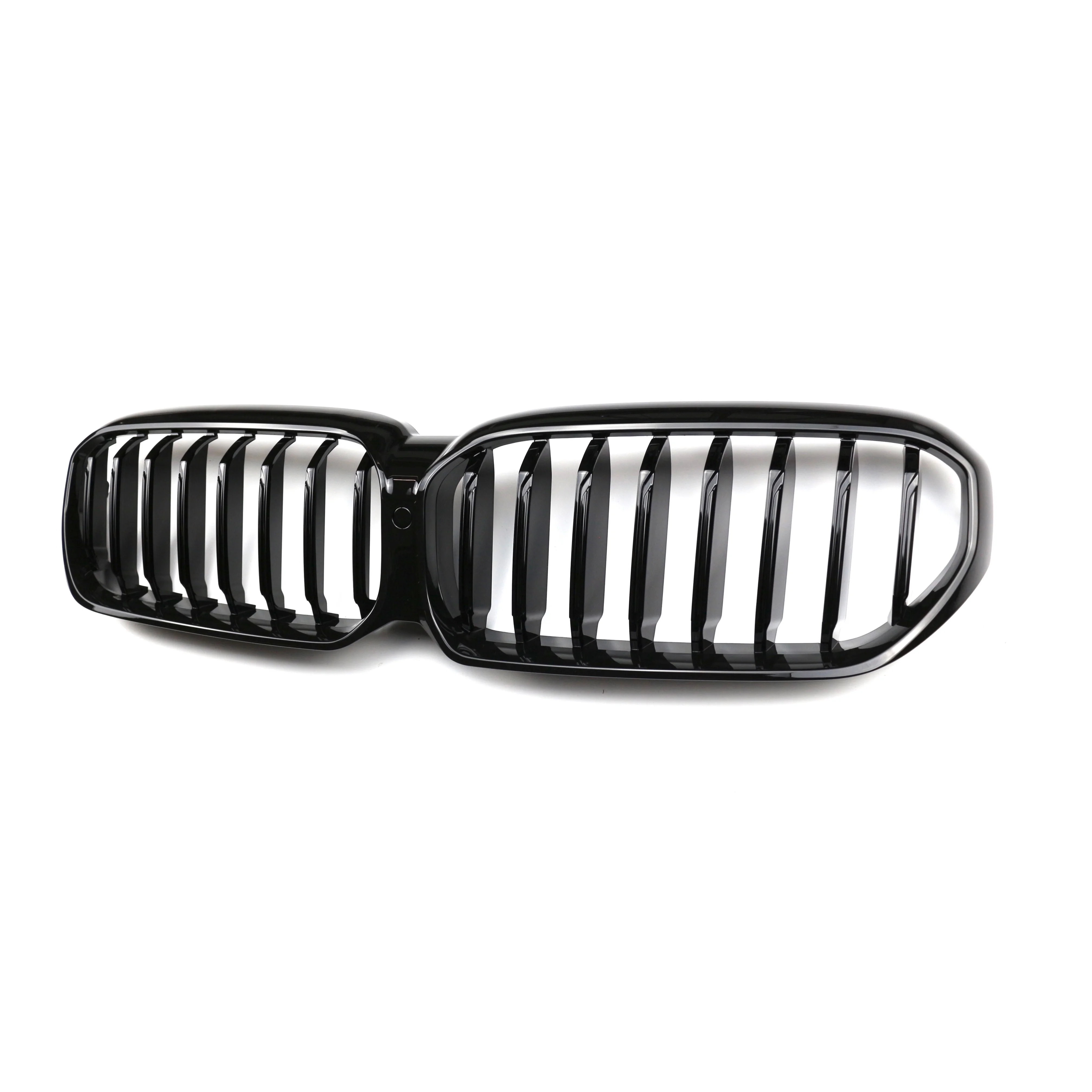 product tiypeor car front kidney grille black front bumper grill carbon fiber single slat car grills for bmw 5 series g30 2020-10